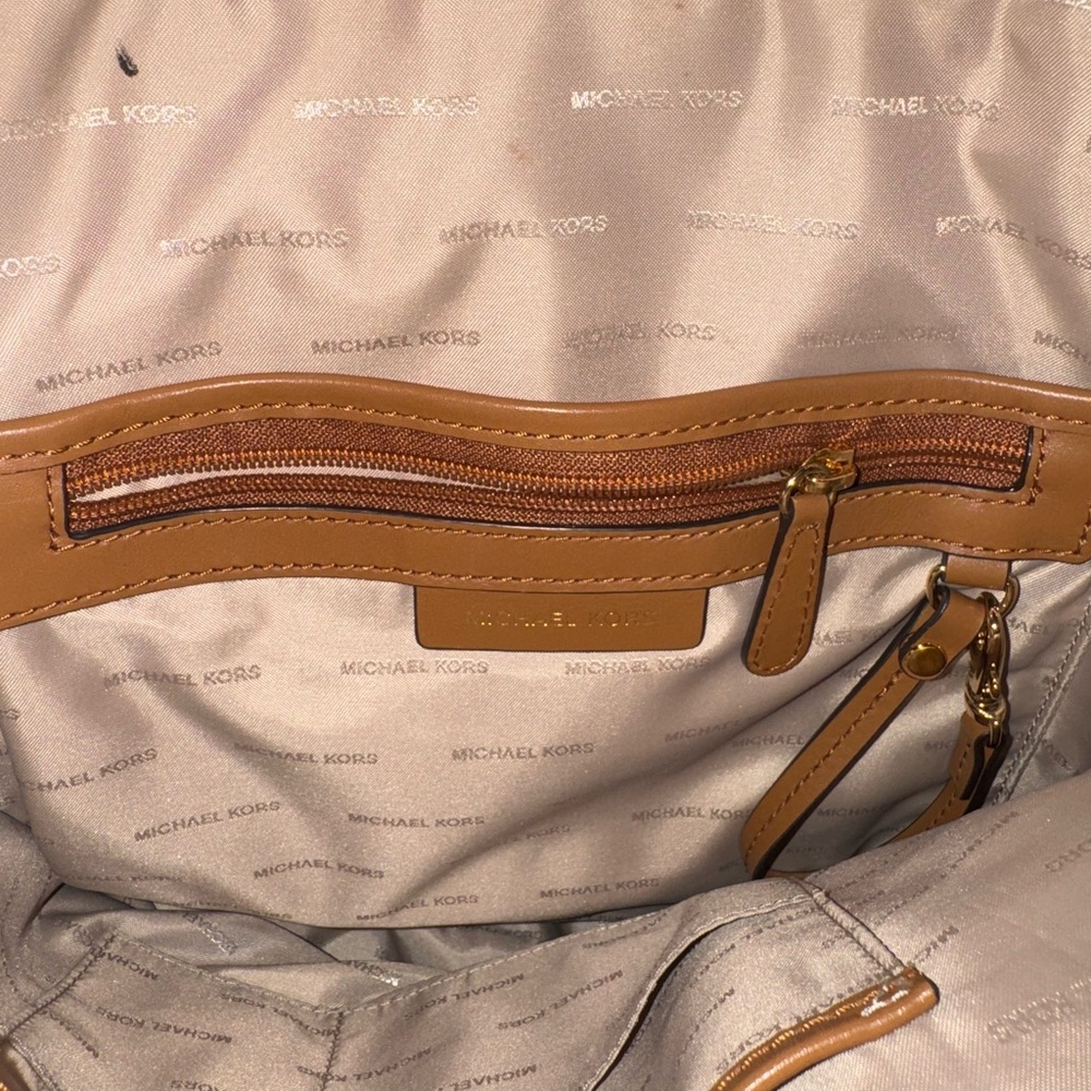 Michael Kors Signature Rhea Medium Slim Backpack - Picture 9 of 10